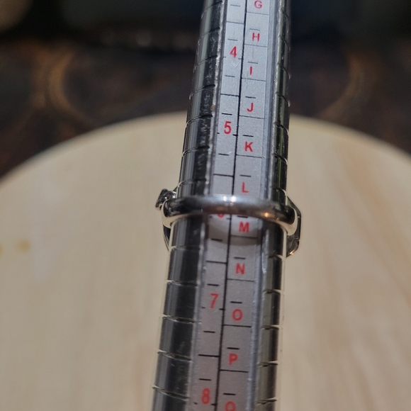 Sterling Silver Lapis Heart Ring - Picture 4 of 5